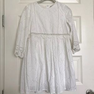 Zara White Lace Romper